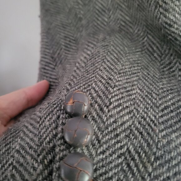 Farah Tweed Herringbone Blazer, Men's 46L - Picture 7 of 7